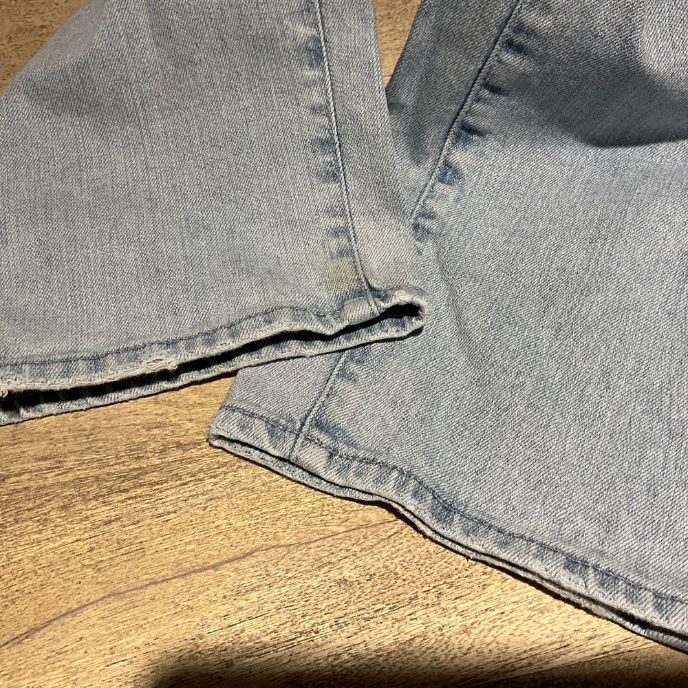 AG Everett Slim Straight Jeans Light Blue Faded Denim Size 31 33 W31 L33 31R - Picture 6 of 8